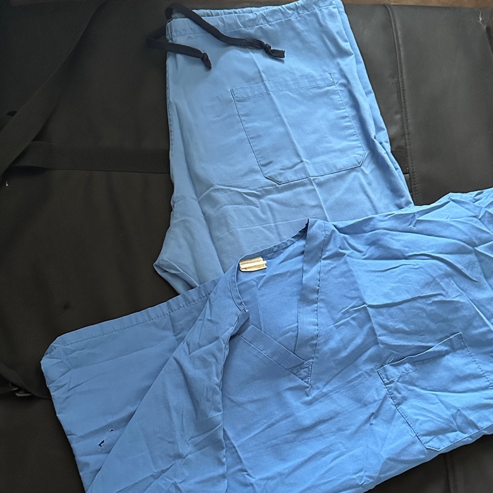 Large Scrub Set Blue Unisex Women’s Men’s Size L